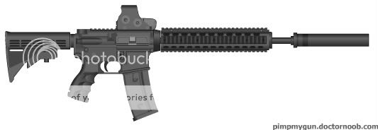 rifle silencer photo: M16 assault rifle myweapon_M16.jpg