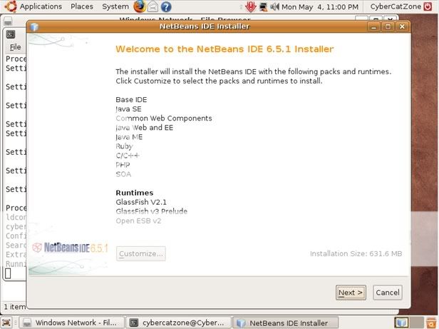 Netbean on Ubuntu